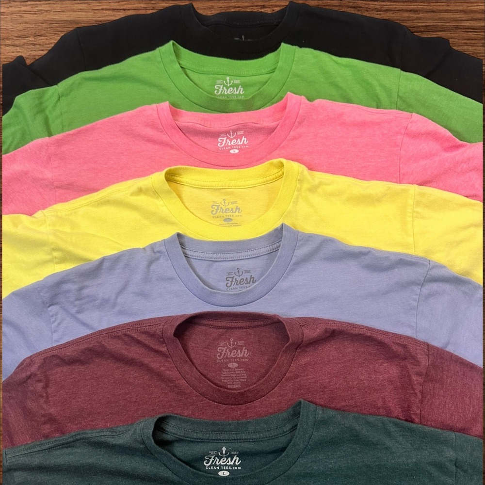 Fresh Short Sleeve Men's Tees - Multi-Color Pack